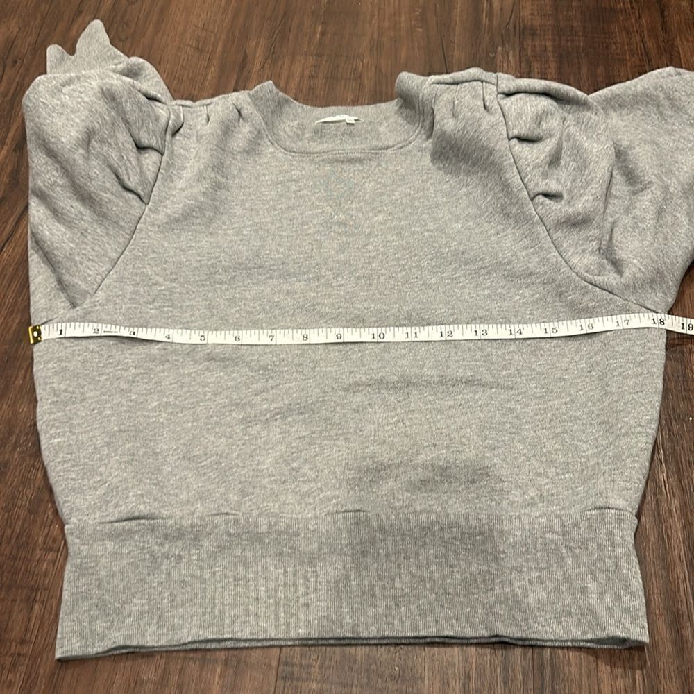 FRAME Heather Gray Sweatshirt, Size XS - Picture 8 of 9